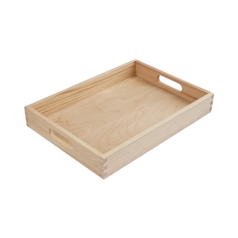 Montessori Wooden Freedom Sensorisch Sorteerbakje Medium 25 x 35 x 5 cm Onafgewerkt