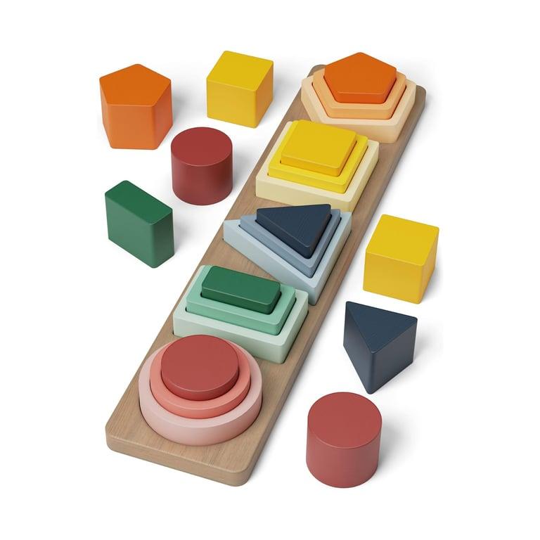 Montessori Gopo Toys Houten Vormenstoven en Kleur Sorteerspellen