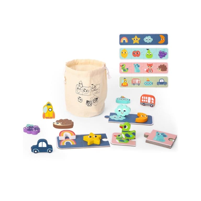 Woopie Green Memoryspel Vormen