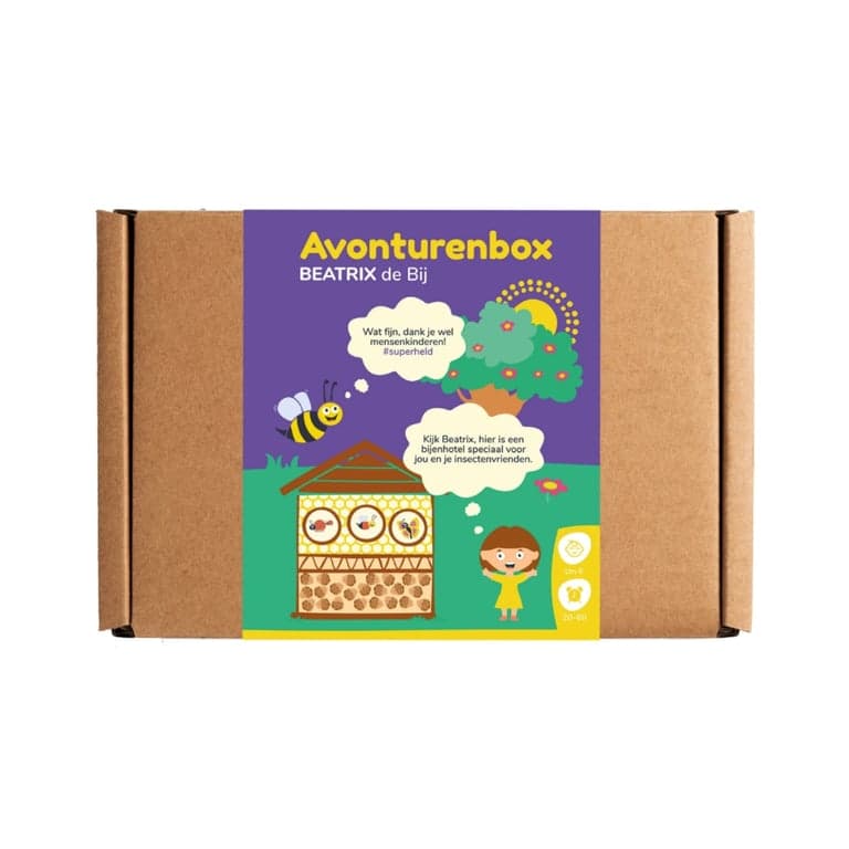 Kidiyo Avonturenbox: Bijenhotel + Voorleesboek