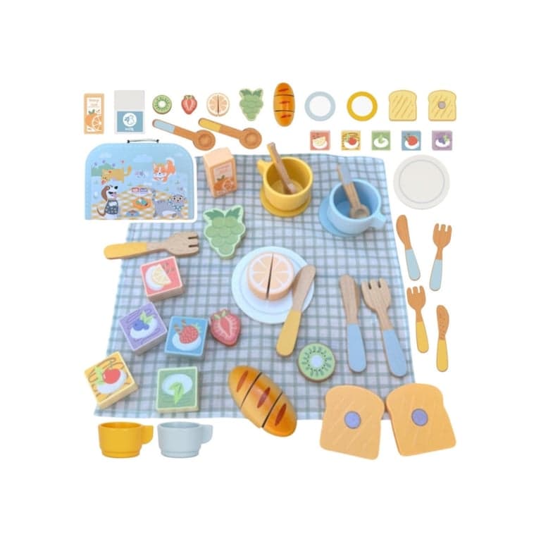 Tooky Toy Snij Speelgoed Picknick Set
