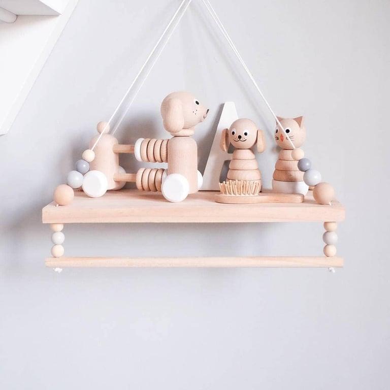 Montessori SayasNoy Macrame Wandplank Grijs