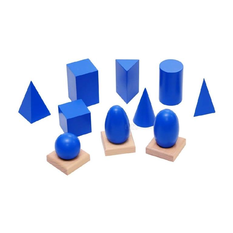 Montessori Elite Montessori Geometrische Vaste Lichamen met Staanders