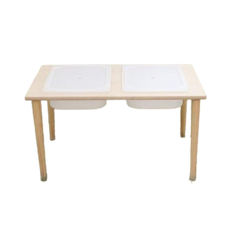 Montessori GCR Wooden Creations Sensorische Tafel met Bakken en Deksels