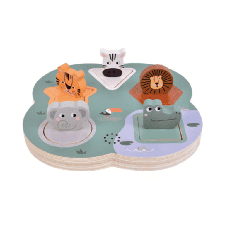 Small Foot 3D Geluiden Puzzel Jungle Vriendjes