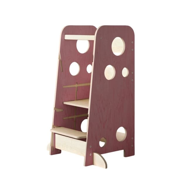 Busy Kids Mee-Groeiende Leertoren 3-in-1 XL Roze