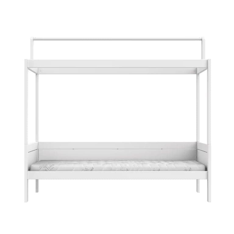 LIFETIME KIdsroom Kinderbed met Bovenbouw Wit Deluxe