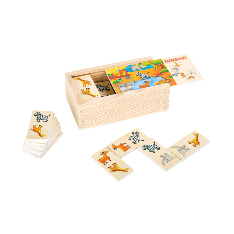 Montessori Small Foot Domino Spel Safari