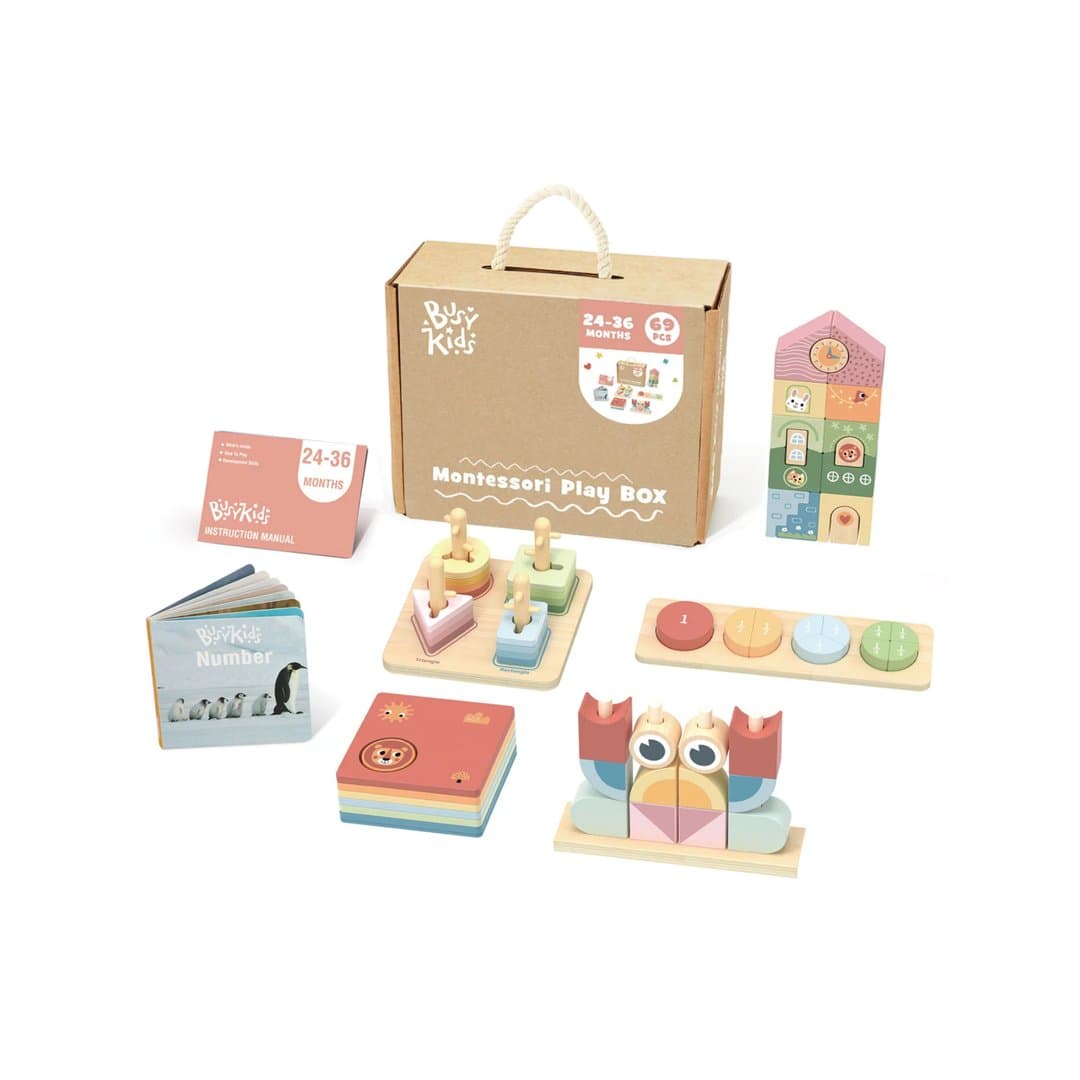 Busy Kids Montessori Speeldoos Set 24-36 Maanden