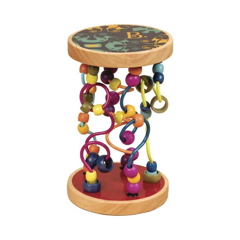 Montessori B. toys Loopty Lo Houten Rollend Speelgoed Ontwikkelingsgericht Kralen Doolhof