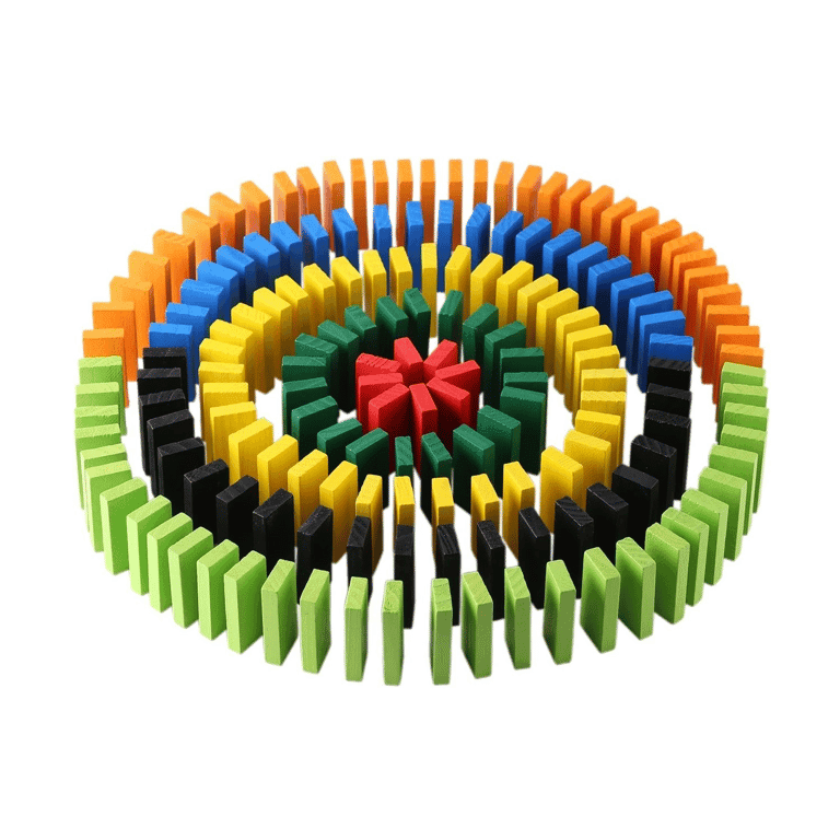 Montessori Click N' Play 300-Delige Houten Dominoset