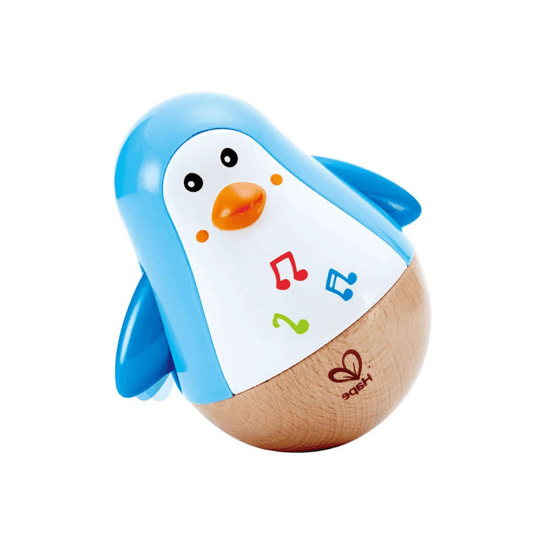 Montessori Hape Pinguïn Muzikale Wiebelaar Blauw