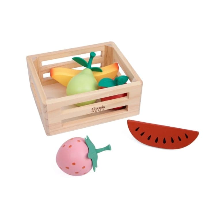 Classic World Fruit Speelgoed in Mand