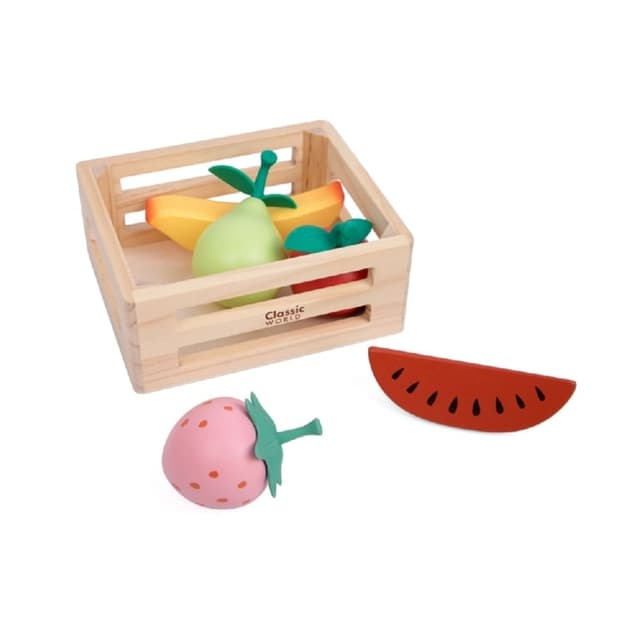 Classic World Fruit Speelgoed in Mand