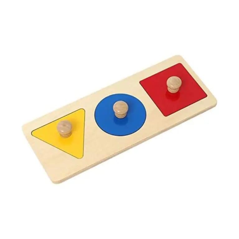 Montessori Adena Montessori Meervoudige Vorm Puzzels 3 Delig