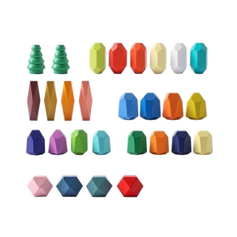 Wonder Space Stapelstenen Bos 28 Stuks