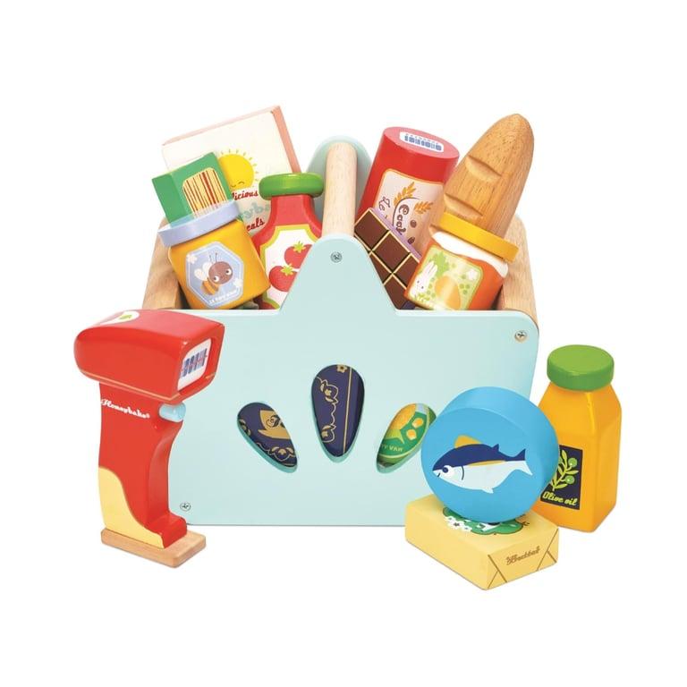 Montessori Le Toy Van Boodschappen Speelgoed Set met Scanner