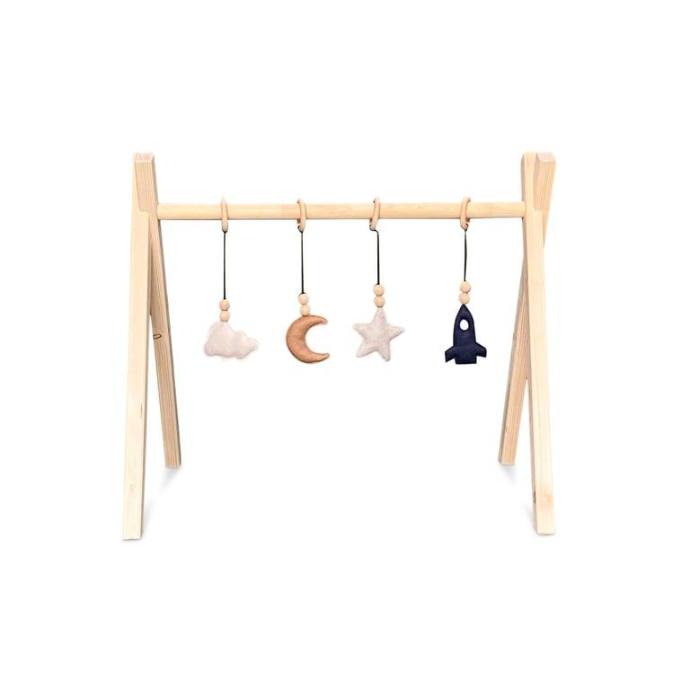 Montessori toddie.nl Tipi Houten Baby Speelboog Blank Ruimte