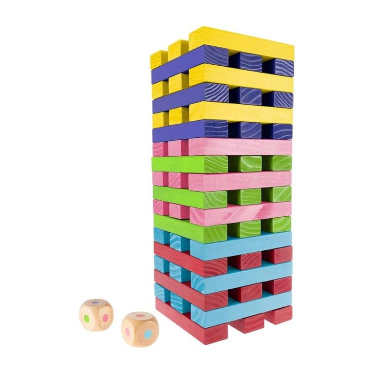 Montessori Hey! Play! Reuze Houten Blokken Toren Stapelspel