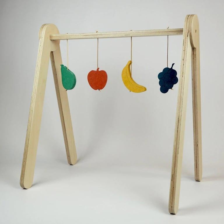 Montessori Norwegian Wood Fruit Frame Baby Gym