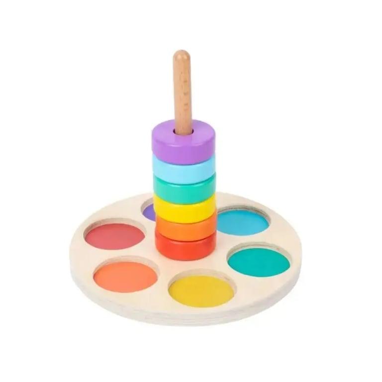 Montessori Seaside-Montessori Houten Regenboog Stapel Speelgoed