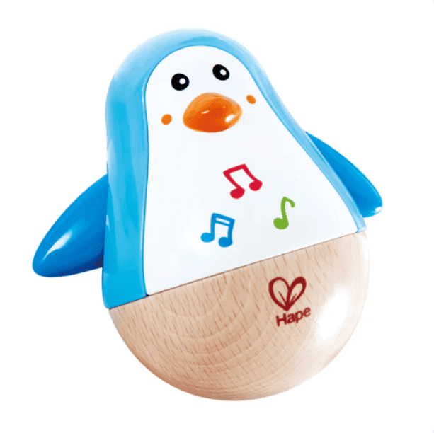 Hape Pinguïn Muzikale Wiebelaar Blauw