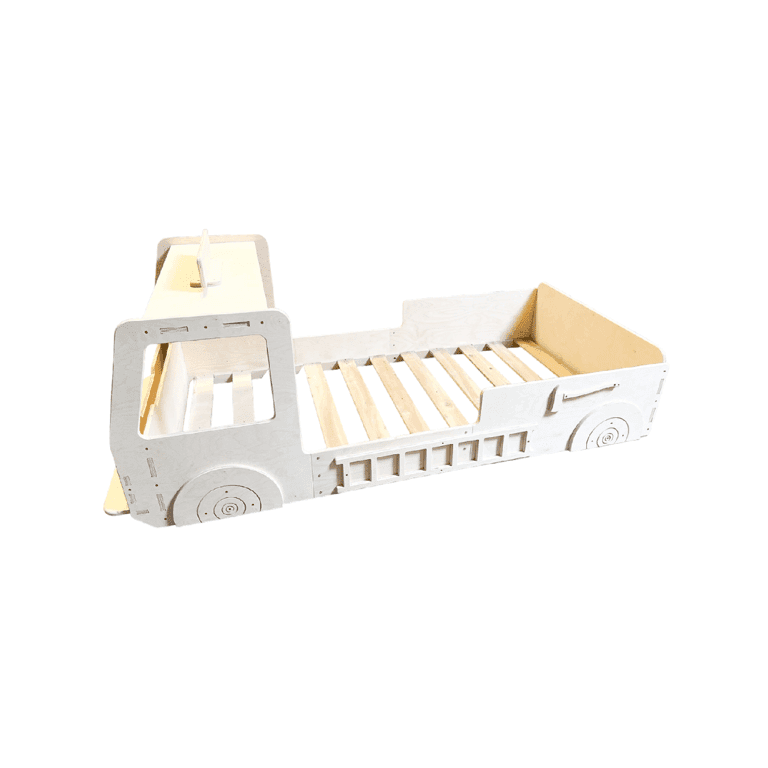 Montessori Bush Acres Tweepersoons Vloerbed Brandweerwagen