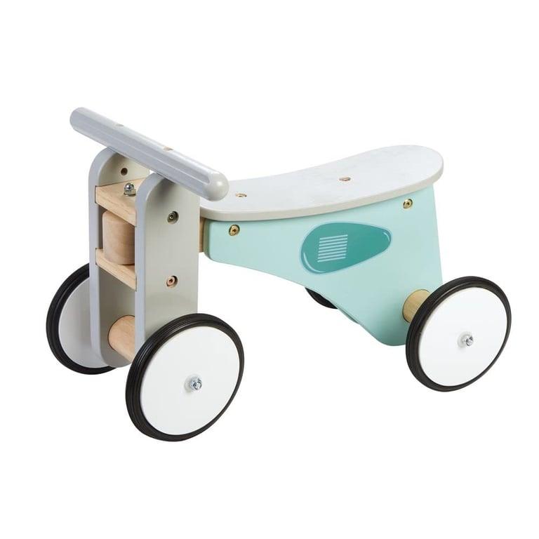 Montessori Excellerations Duurzaam Geoogst Rubberhout Scoo-Trike