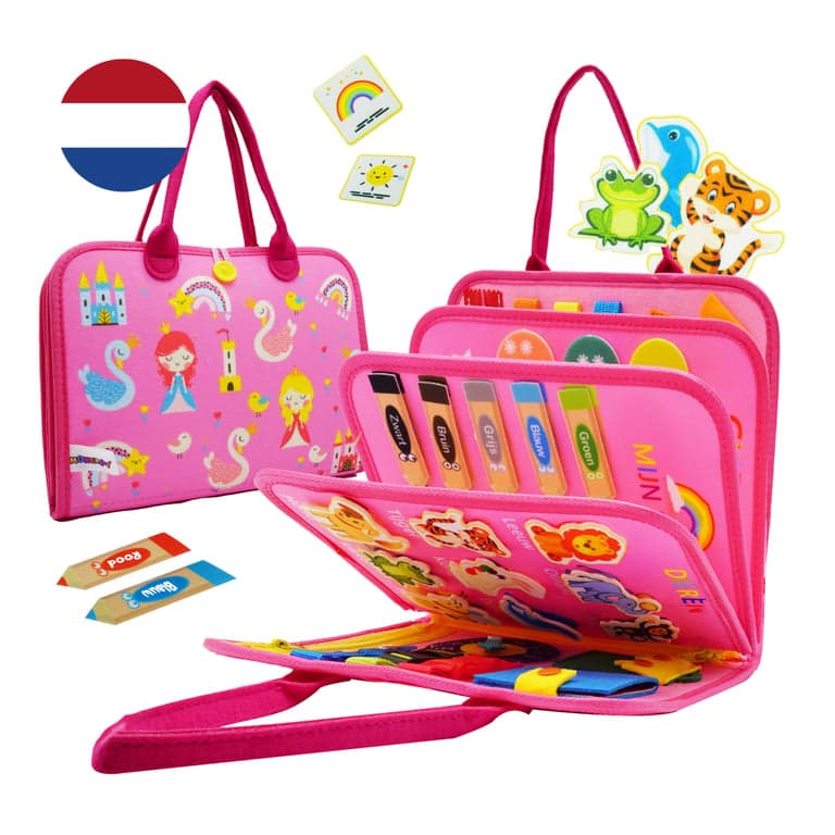Montiplay Montessori Boek Roze