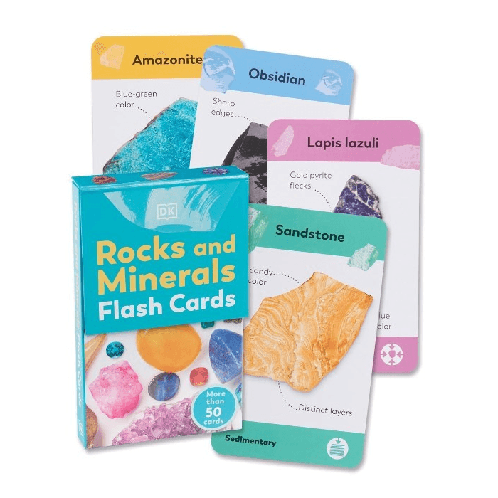 Montessori Montessori Services Rotsen en Mineralen Flash Cards