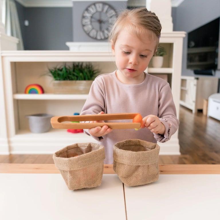 Montessori Natural Playbox Tong Verplaats Activiteiten Set