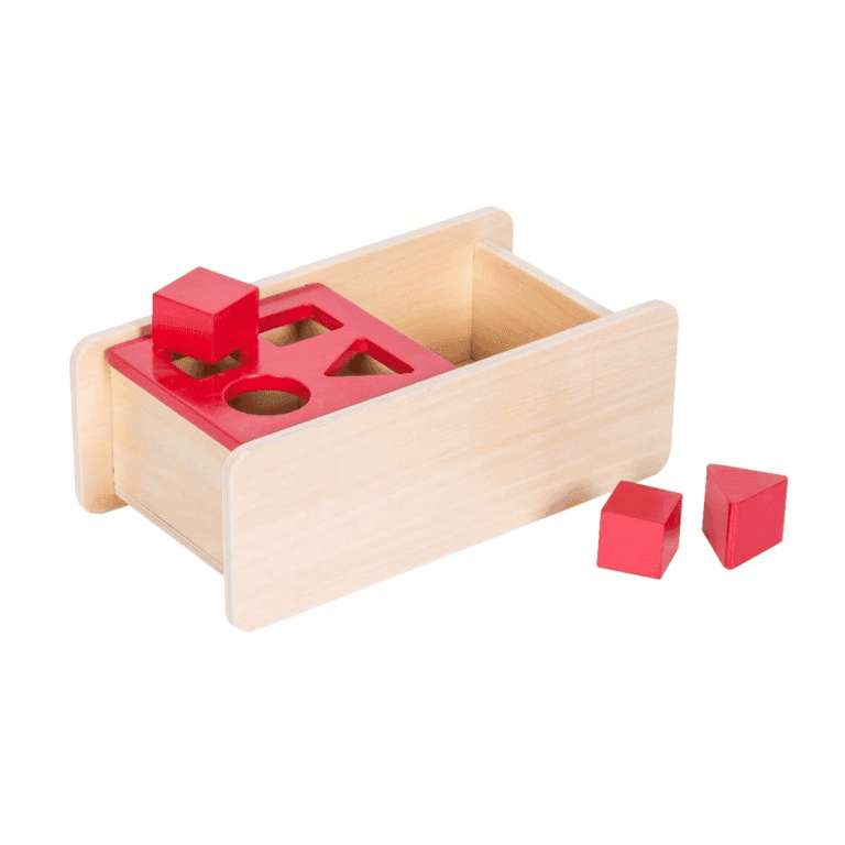 Montessori Montessori Outlet Imbucare Dozen met Klapdeksel 4 Vormen