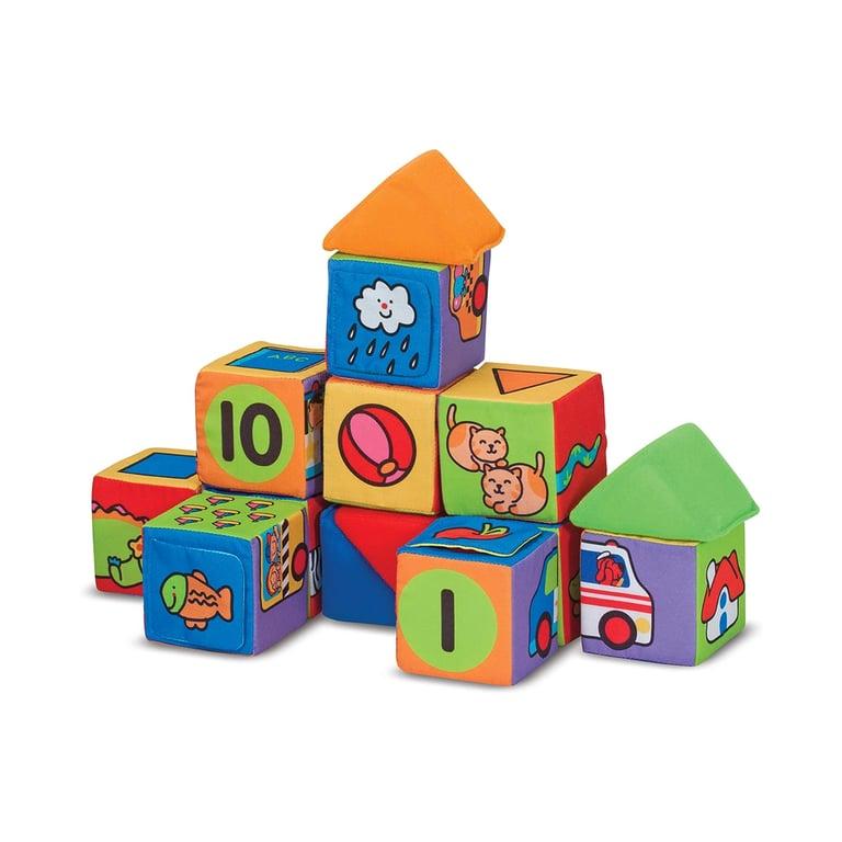 Montessori Melissa & Doug Maak en Bouw Zachte Blokken Set