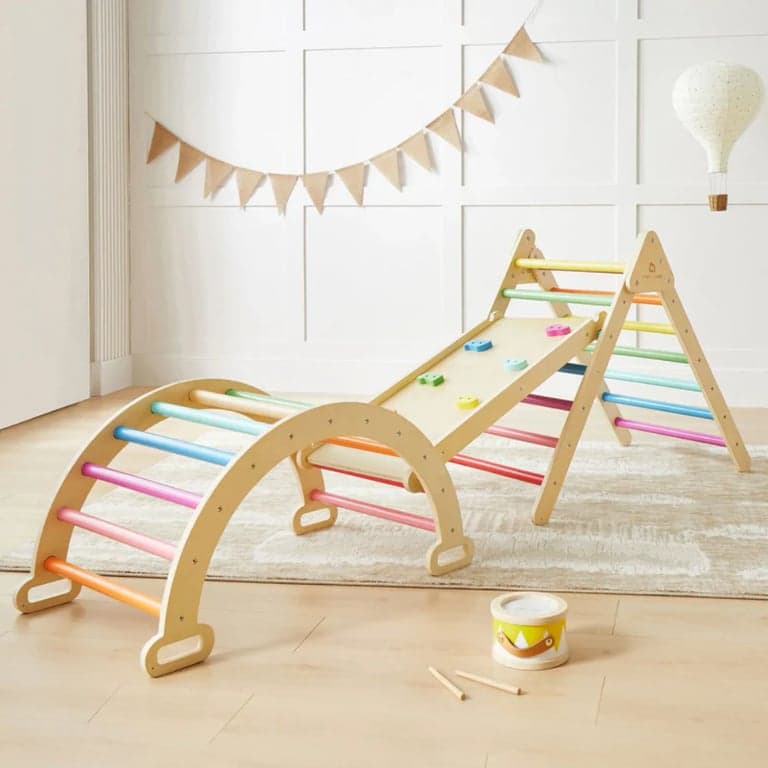 Tiny Land 7-in-1 Regenboog Klimset