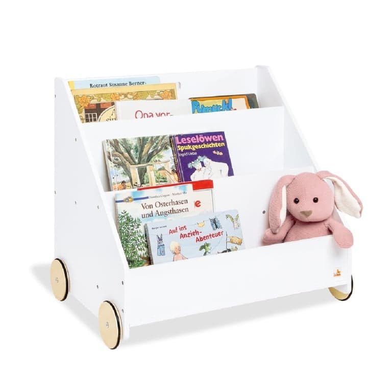 Pinolino Boekenplank op Wielen Lasse Wit