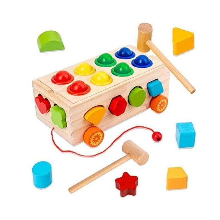 Montessori Kids Thrill Houten Vormenstoven & Ballen Stamper