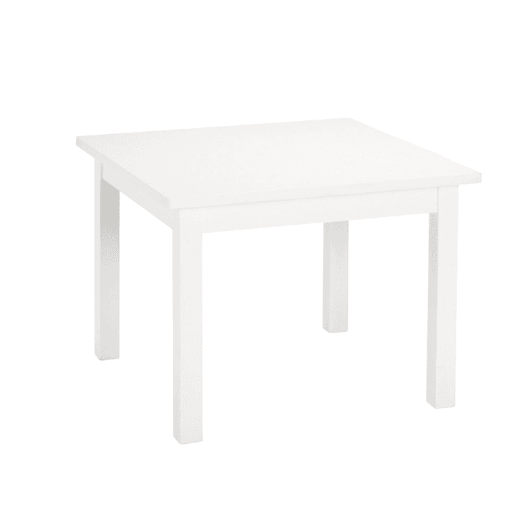 Montessori Pottery Barn Kids Tafel en Stoel Set Gewoon Wit