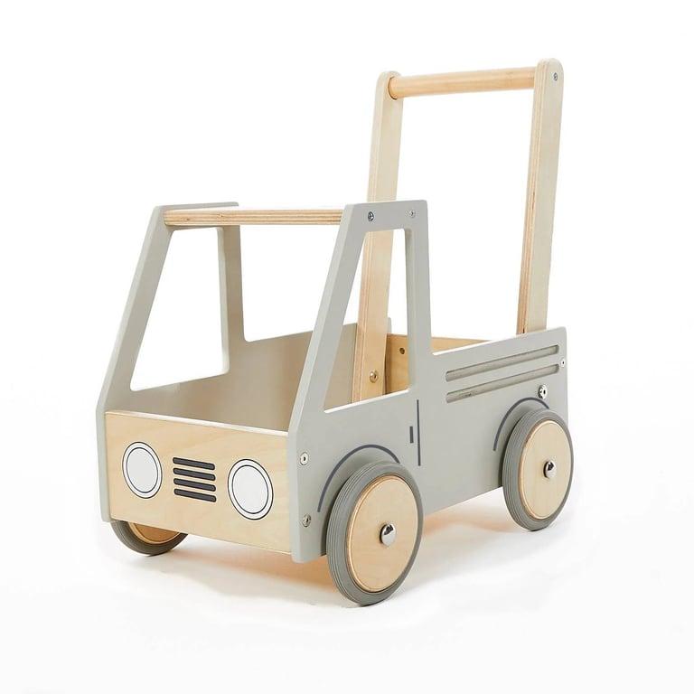 Montessori HipKids Loopwagen Grijs