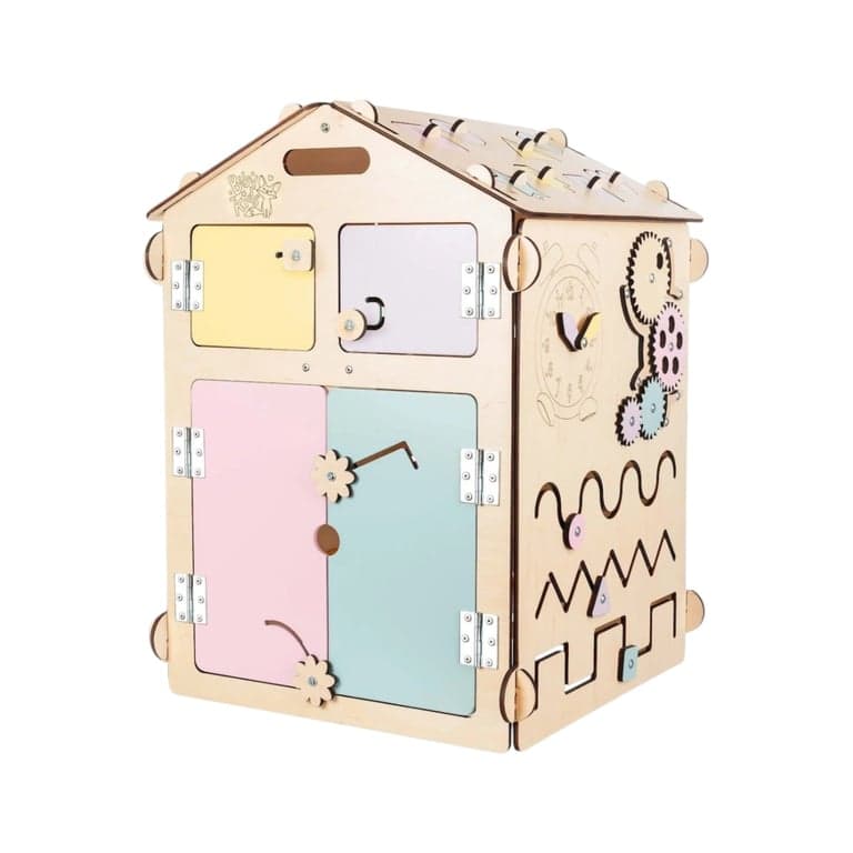 Busy Kids Druk Huis Natuurlijk Pastel
