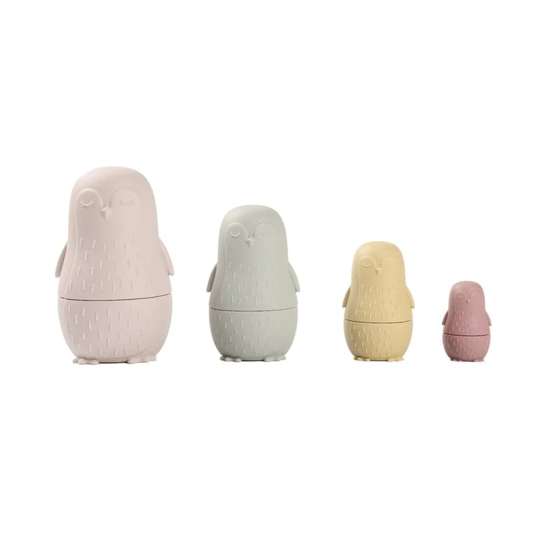 Wonder Space Nesting Dolls Pinguïn Beige