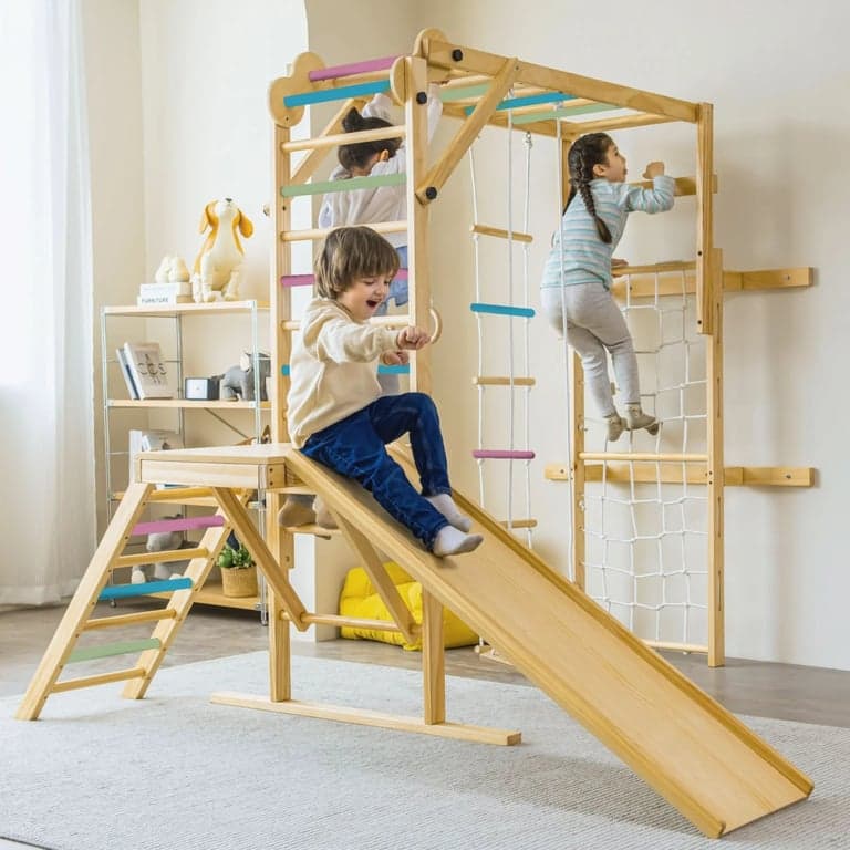 Avenlur Grove 8-in-1 Jungle Gym Speelset met Gekleurde Stangen