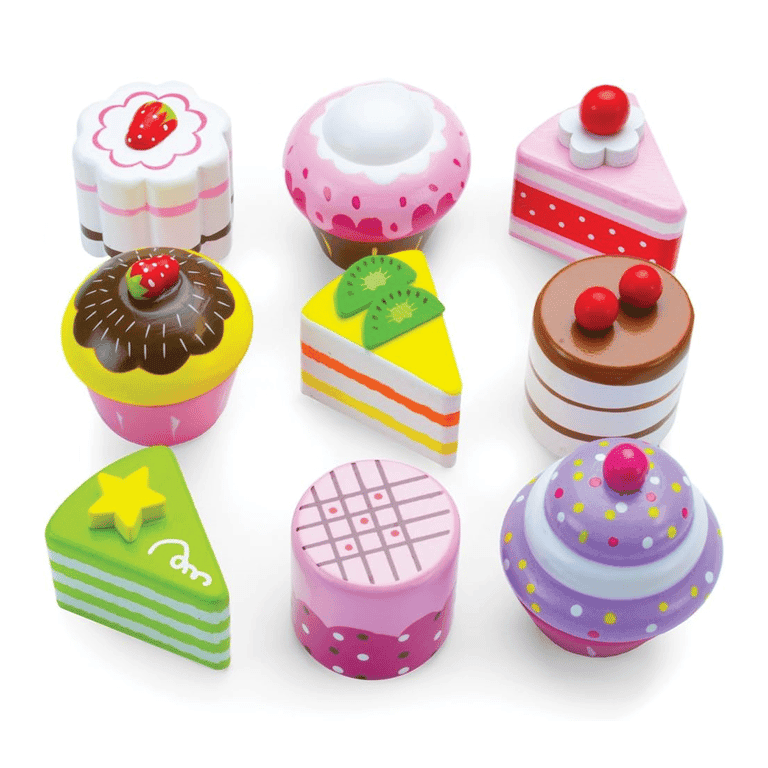 Montessori Imagination Generation Cupcake en Mini Taart Petit Four Set