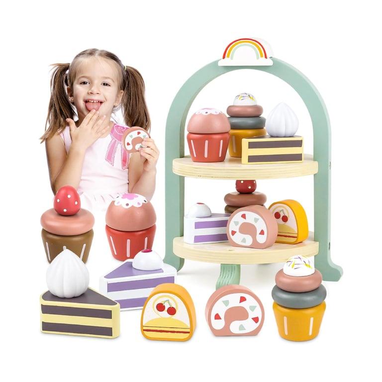 Montessori Airlab Houten Cupcake Speelset