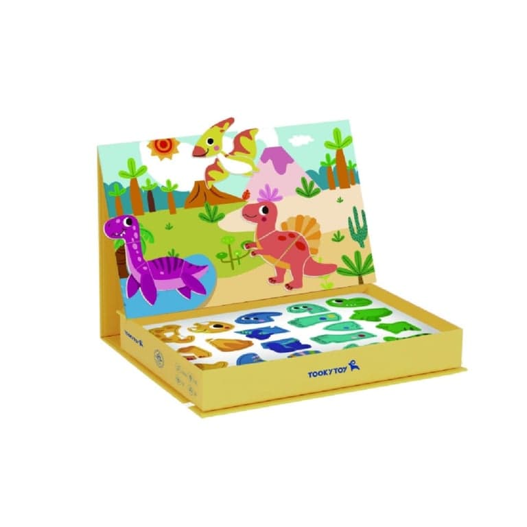 Tooky Toy Magnetische Puzzel Dino