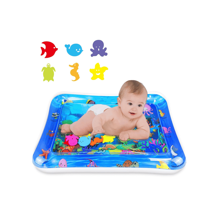 Montessori Airlab Opblaasbare Waterspeelmat Blauw