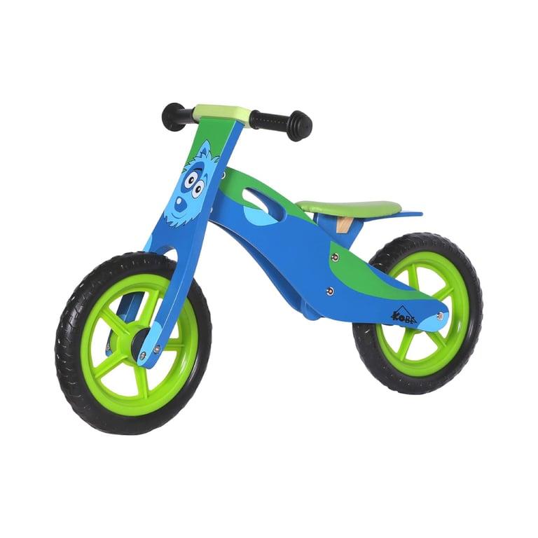 Montessori Kobe Toy Company Houten Balansfiets Blauw