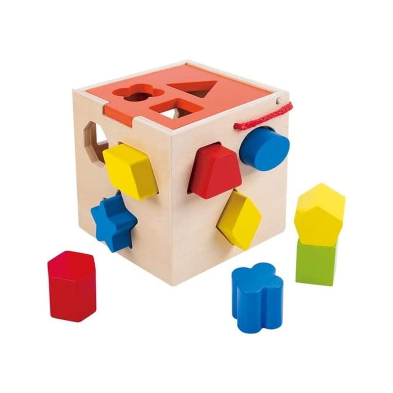 Montessori TOOKYLAND Houten Vorm Sorteerkubus 13 Stuks