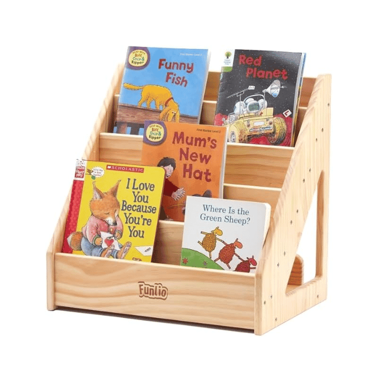 Montessori FUNLIO Boekenplank met Voorkant