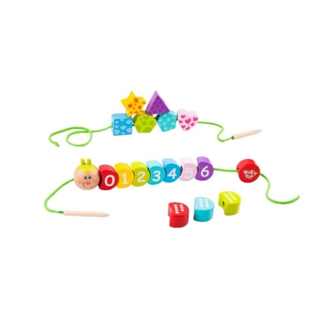 Tooky Toy Rijgkralen Rups