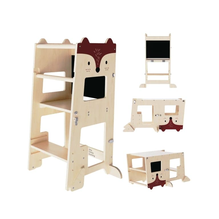 The Little Bunny Montessori Ombouwbare Peutertoren Vos